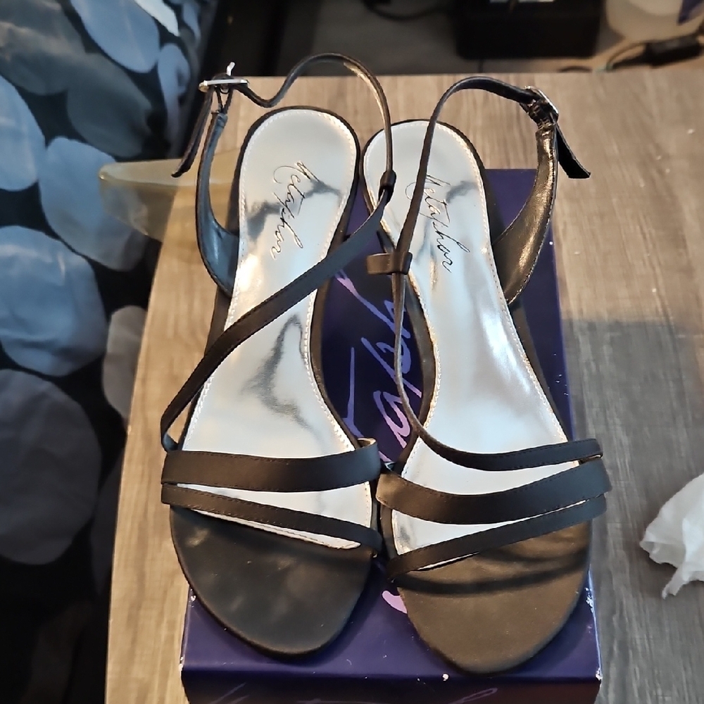 Black Strappy Sandals